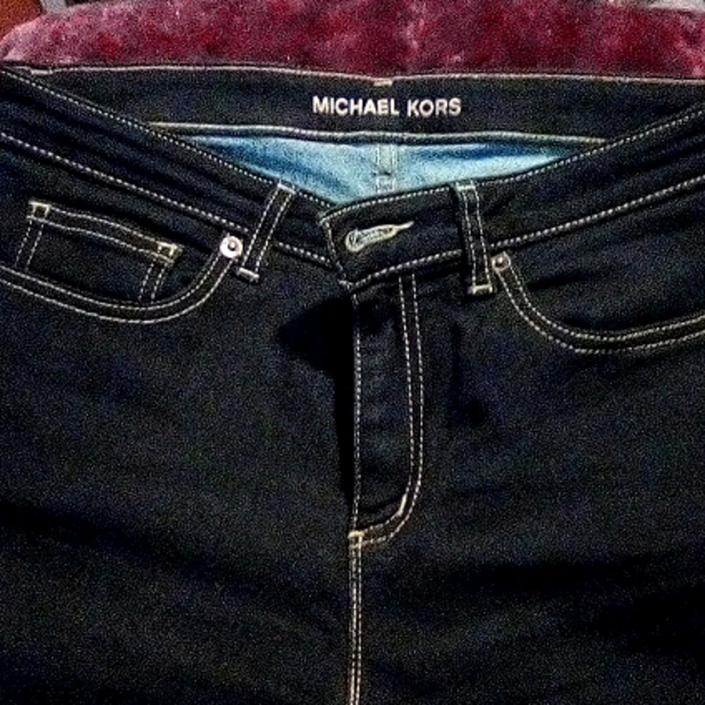 Michael Kors IZZY SKINNY Jeans, Size 8, New Blue